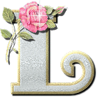 alphabet complet avec des fleurs L125
