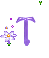 alphabet complet avec des fleurs T88