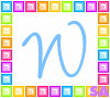 alphabet complet clignotant W16
