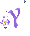 alphabet complet avec des fleurs Y20