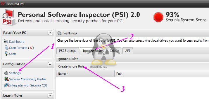 Tutoriel Secunia Personal Software Inspector (Secunia PSI 2.0) Sans_112