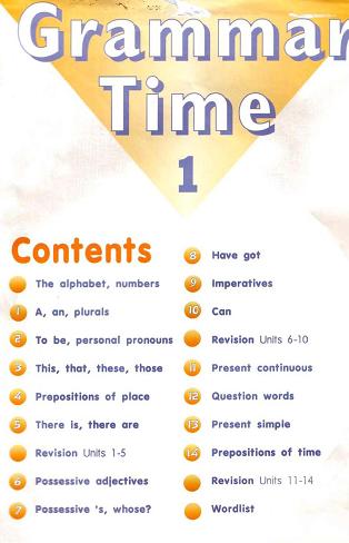 Grammar Time 1,2 and 6 by SASUNA Gramma10