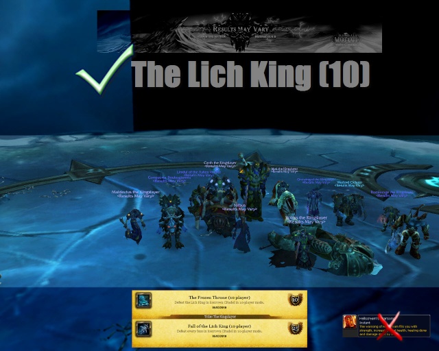 05.03.2010 Lich King (10) down - No Hellscream's Warsong Wowscr24