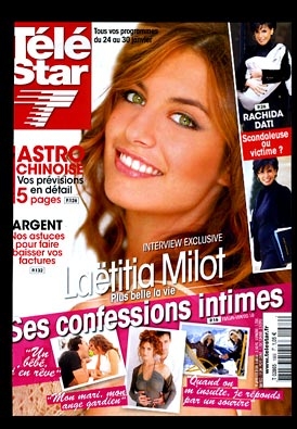 Laetitia Millot a la une Tele Star 16559110