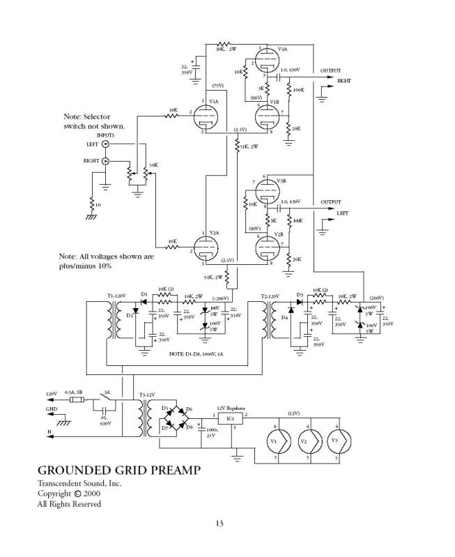 Preamplificatore Grounded Grid Ggprea10