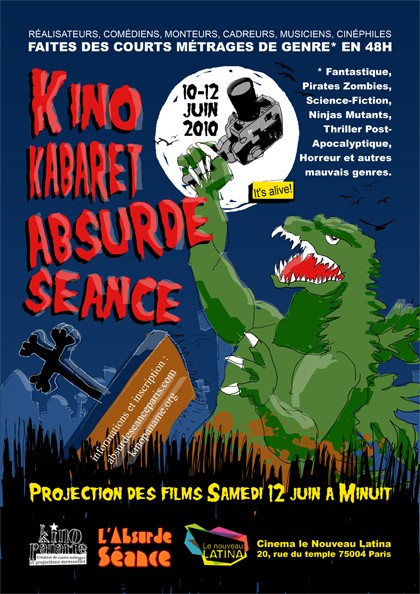 Le Kino Kabaret Absurde Séance Eflyer15