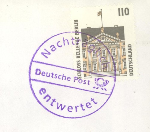 stempel - Nachträglich entwertet   -   Stempel aus Deutschland Violet11