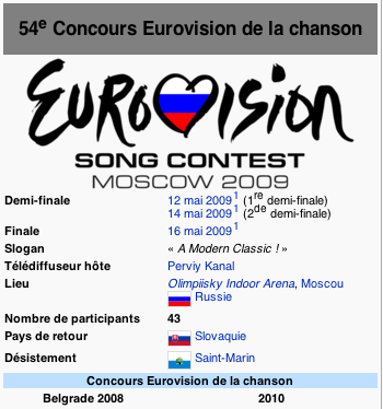 CONCOURS EUROVISION 2009 Image_87