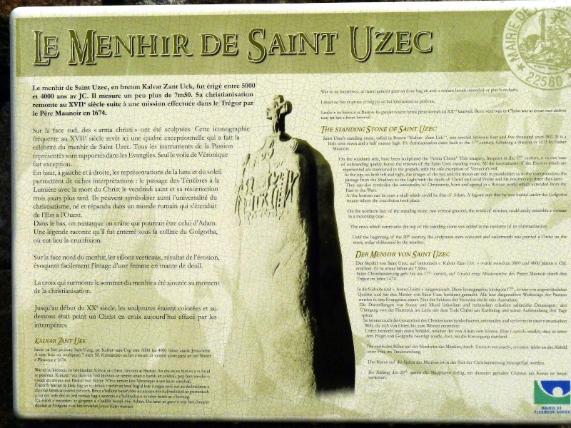 Le mehnir de Saint Uzec Menhir10