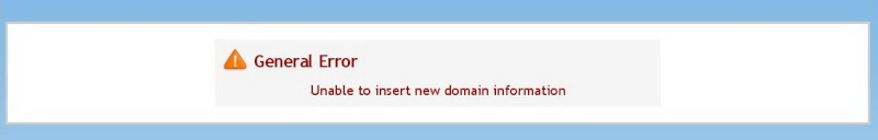 unable to insert new domain 20081012
