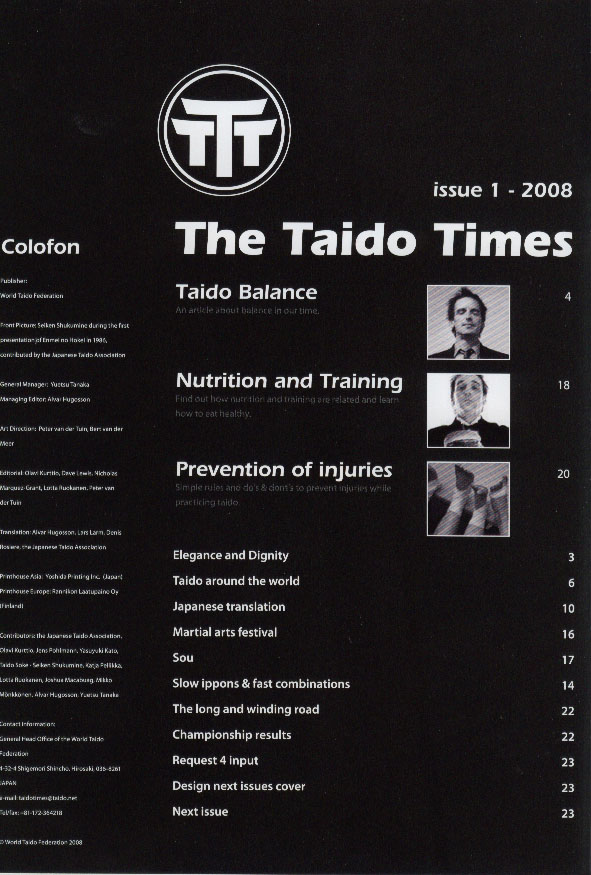 The Taido Times (躰道タイムズ) Thetai11