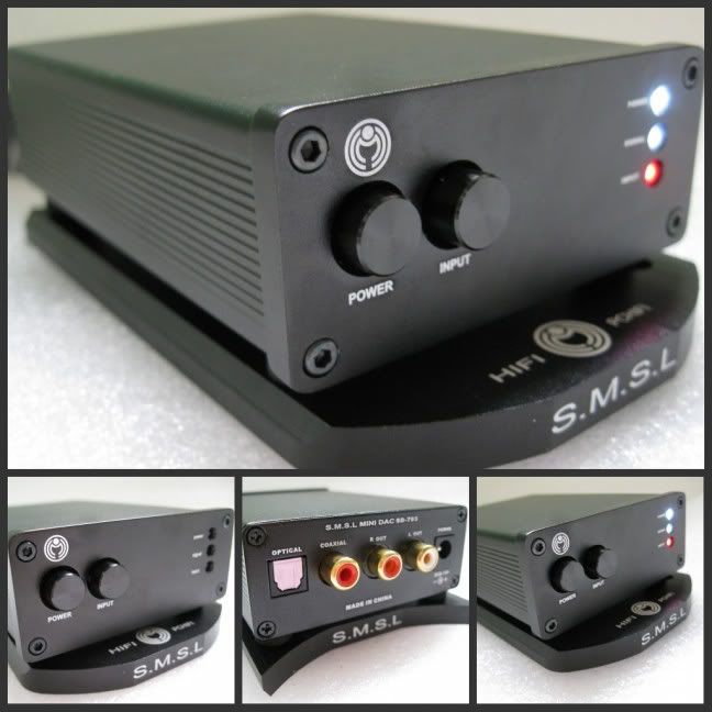 Nuovo look: DIR9001 + PCM1793 + OPA2134 24BIT 192KHz MINI DAC Dacp110