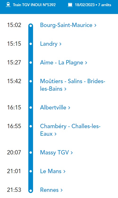 TGV Neige 18 25 février 2023 retour Alpes vers Bretagne Bourg_13
