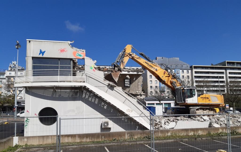 Brest : démolition de la gare routière Brest141