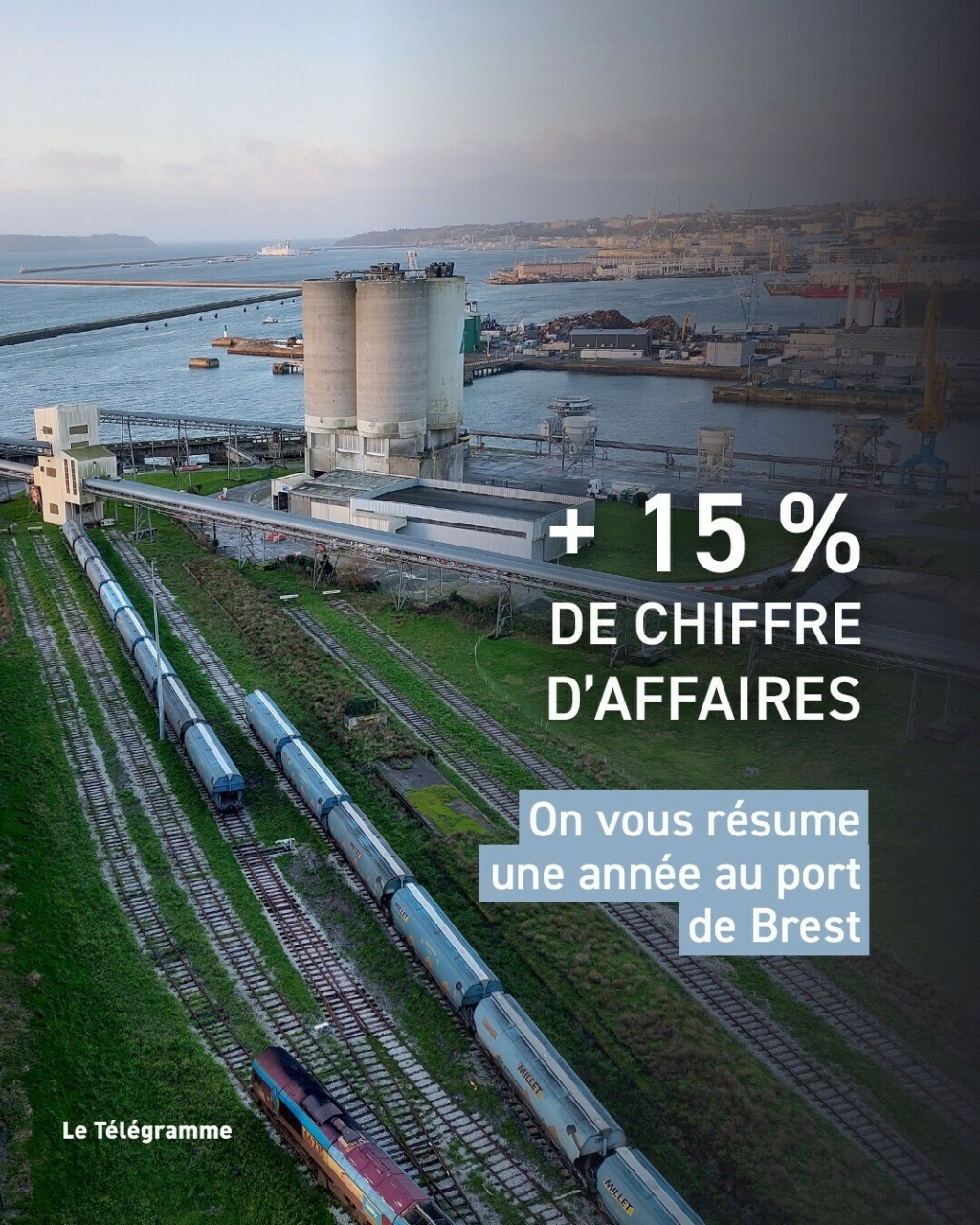 Brest port retour du fret ferroviaire graines de colza Bunge Brest_99