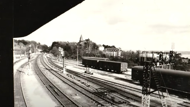 gare de Brest de l'ancien poste d'aiguillages années 1970 Capt1340