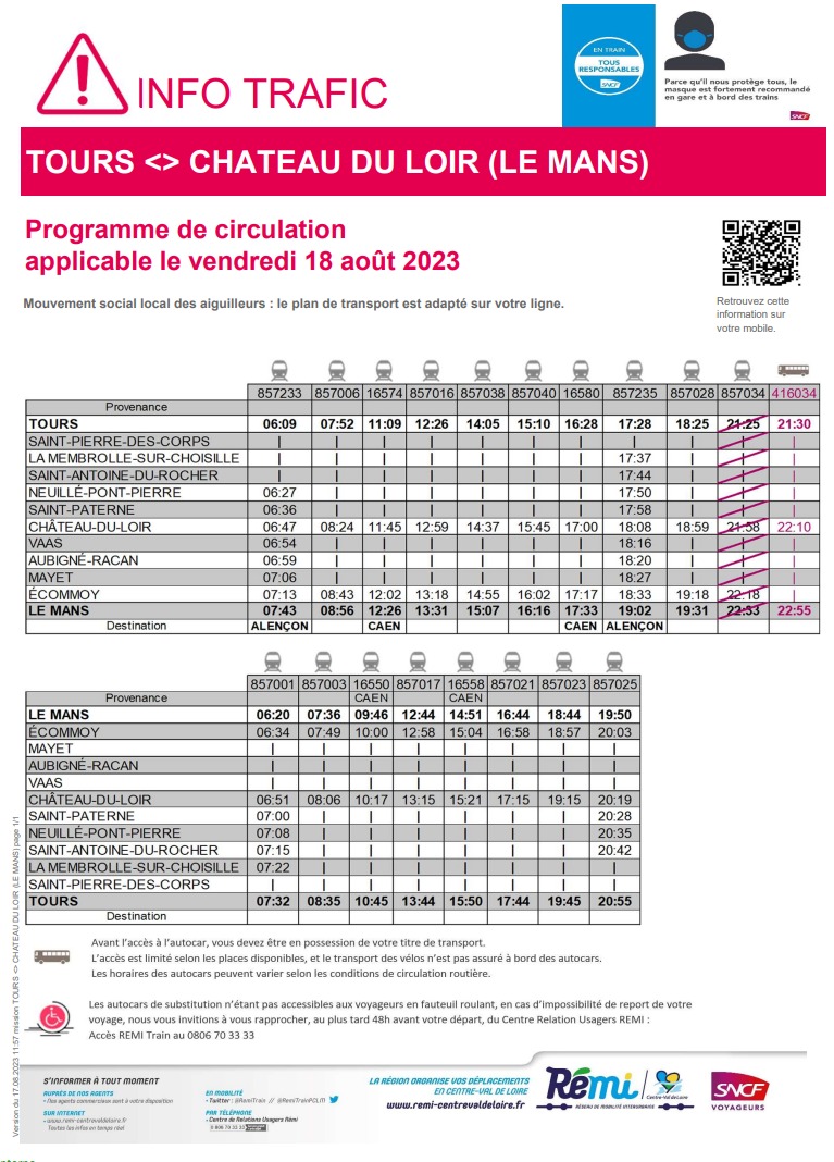 Greve des aiguilleurs du Mans vendredi 18 août 2023 Capt1475