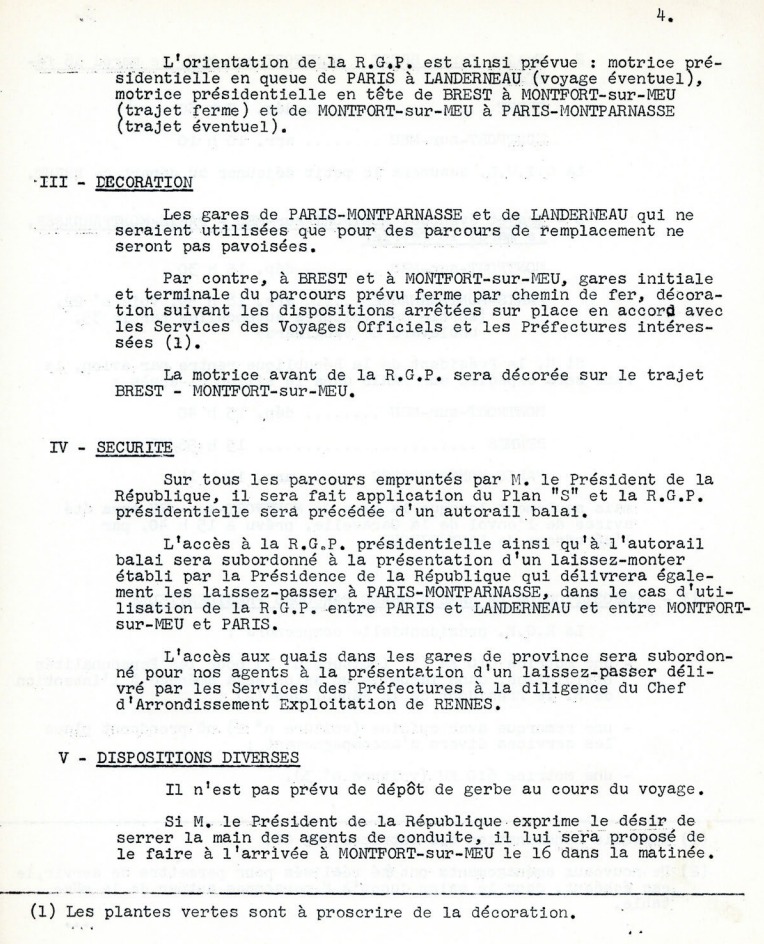 RGP président général De Gaulle Vannes 10 sept 1960 et  Bretagne 15 16 février 1965 Captu299