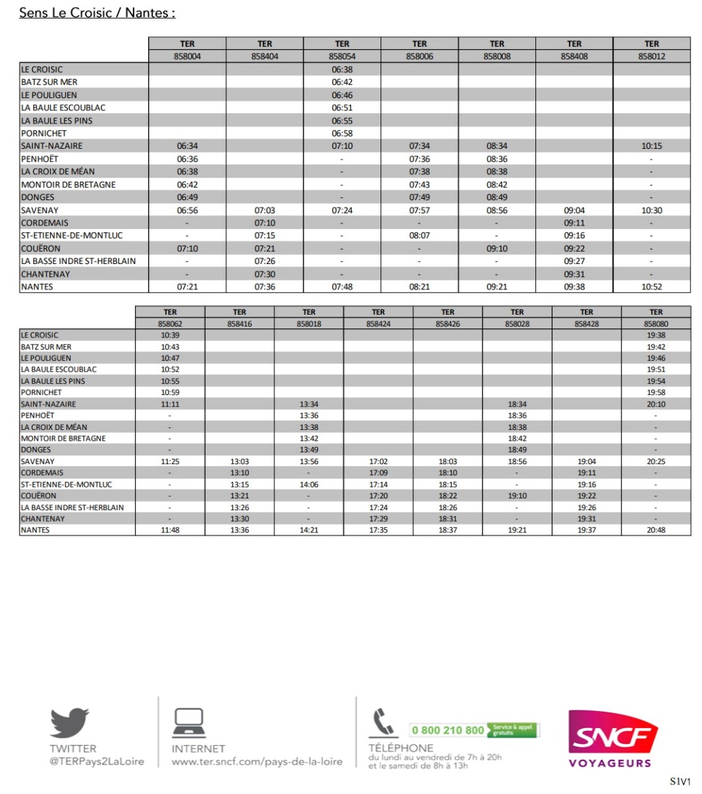 Programme TER Pays de la Loire vendredi 10 mars 2023 Captu479