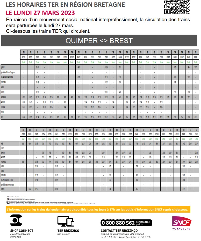 TER Bretagne lundi 27 mars 2023 Captu976