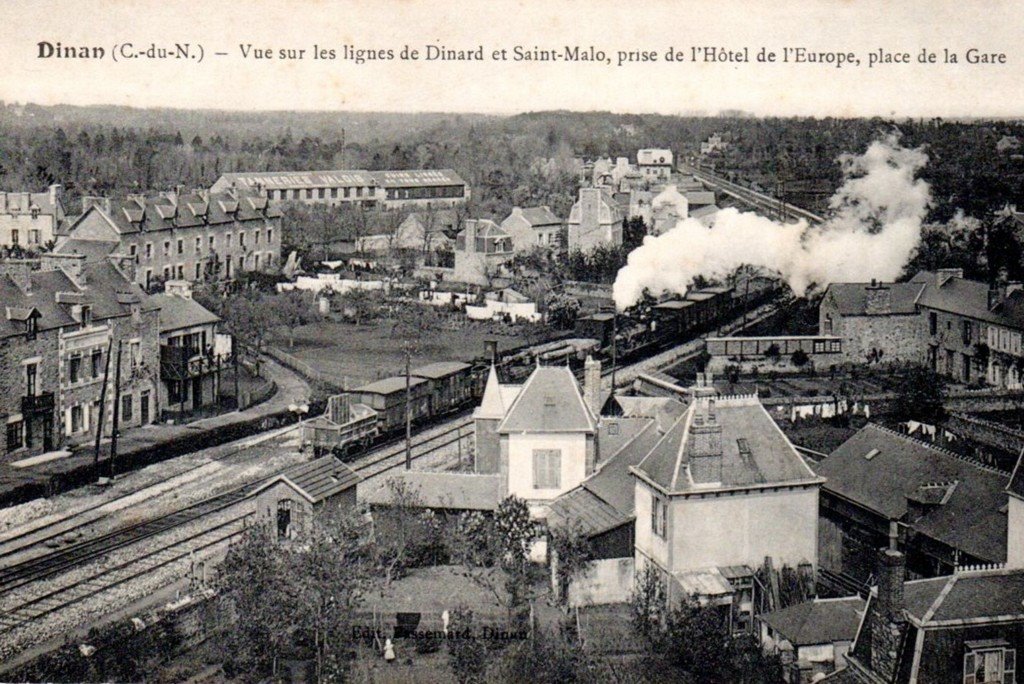 Lamballe Dinan Dol Lison Chaix ETAT mai 1914 SNCF 1956 1970 1971 1972 1974 été 1980 été 1995 sept 2009 Dinan_23