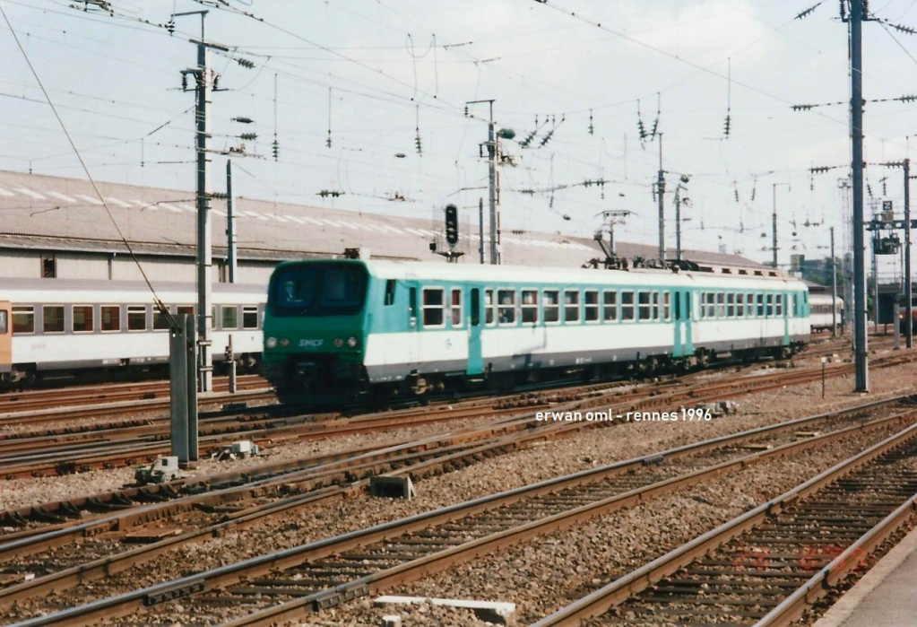 Rennes photos locomotives électriques et diésel en gare et au dépôt Renne113