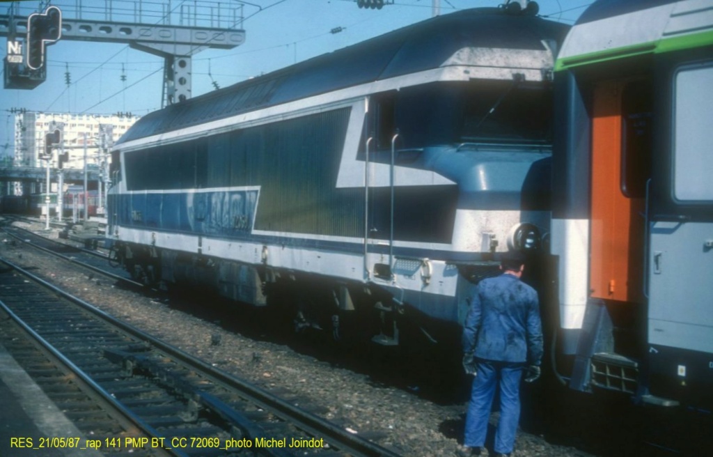 Rennes photos locomotives électriques et diésel en gare et au dépôt Rennes10