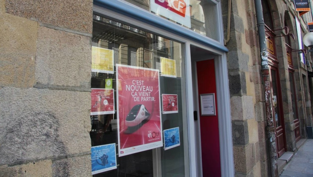 Fermeture de la dernière boutique SNCF rue Le Bastard en décembre Rennes25