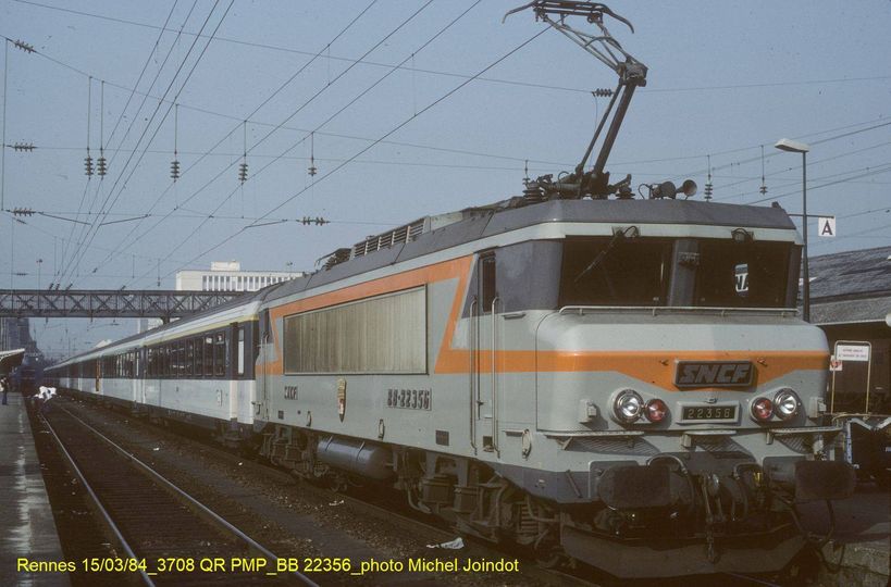 Rennes photos locomotives électriques et diésel en gare et au dépôt Rennes71