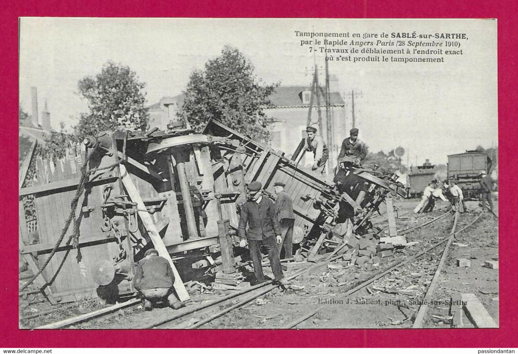 Sablé 28 septembre 1910 collision ferroviaire Sablzo23