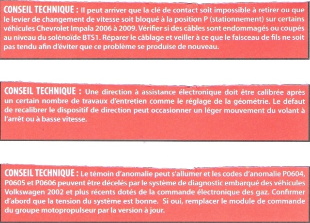 Conseils techniques Cars Cars210