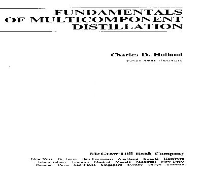 fondamentaux de la distillation des multi-composants Image211