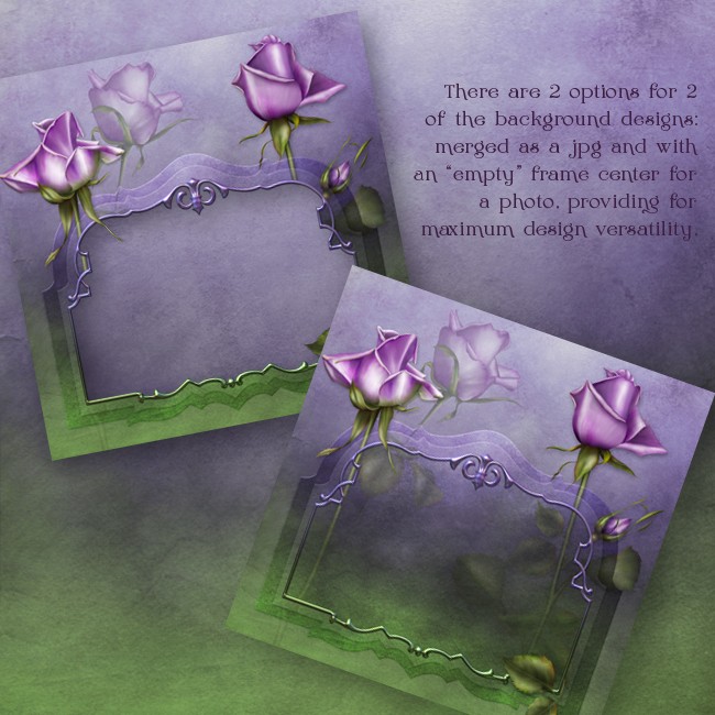 Kit Lavander Rose : Backgrounds - Frames et Tags - ....... Lavend14