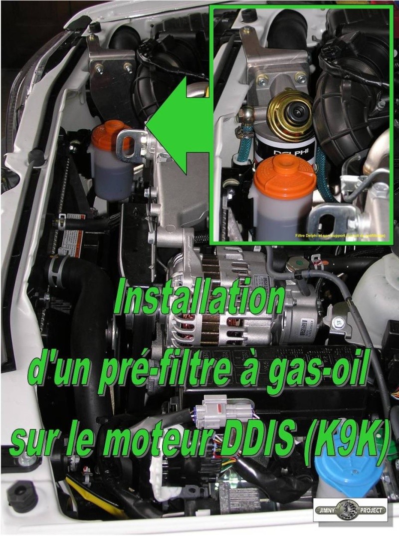 installation d'un pre-filtre a gasoil sur jimny ddis R_filt10