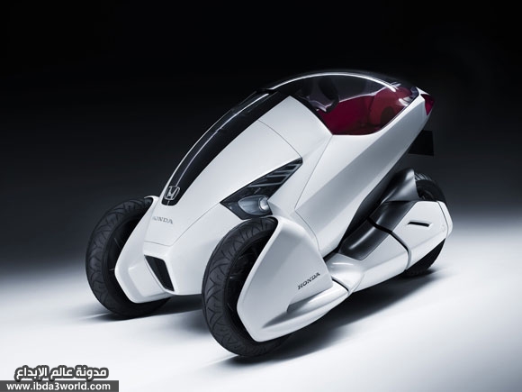 سيارة مستقبلية بثلاث عجلات من هوندا 01hond10
