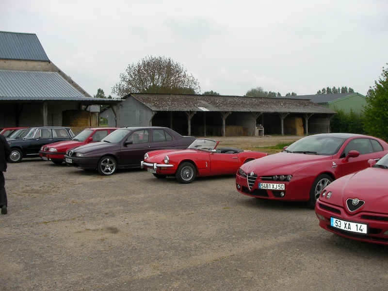 week end alfa en normandie les 8/9 mai 2010 Sany0074