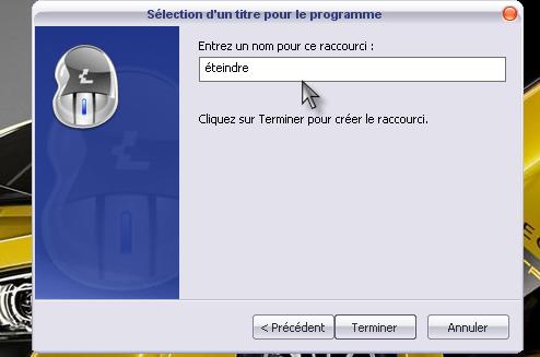 Raccourci d'arret d'un P.C  (Windows XP) Eteind10