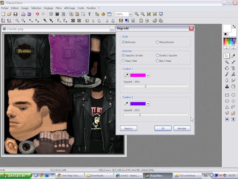 [Tutoriel] Modifier skin (TXD) by TXDWorkShop & Photoshop/Photofiltre/Gimp Scree111