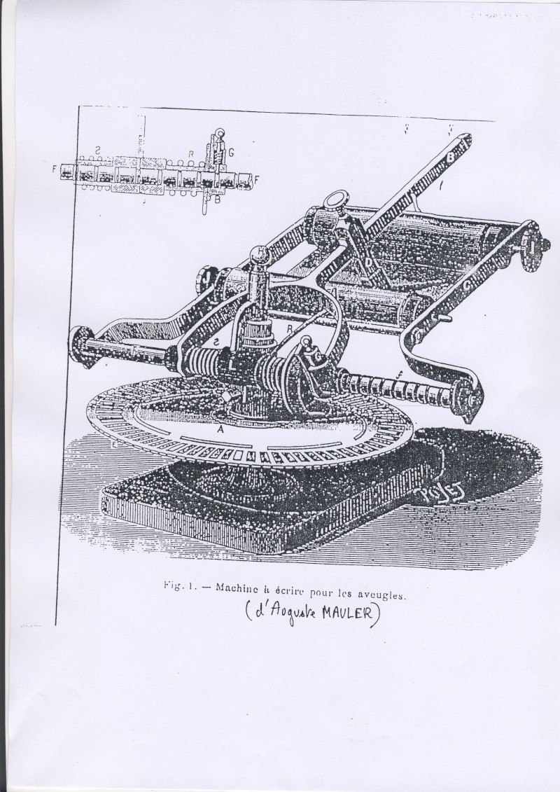 Auguste Mauler: l'inventeur de la machine à écrire le braille. Image016