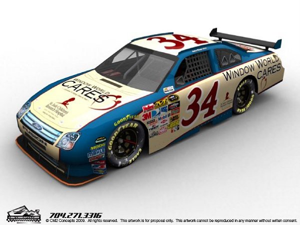 Paint Scheme: #34 Window World Cares Ford Fusion 34wind10