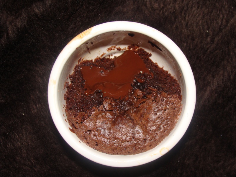 La texture du fondant au chocolat Dsc00619