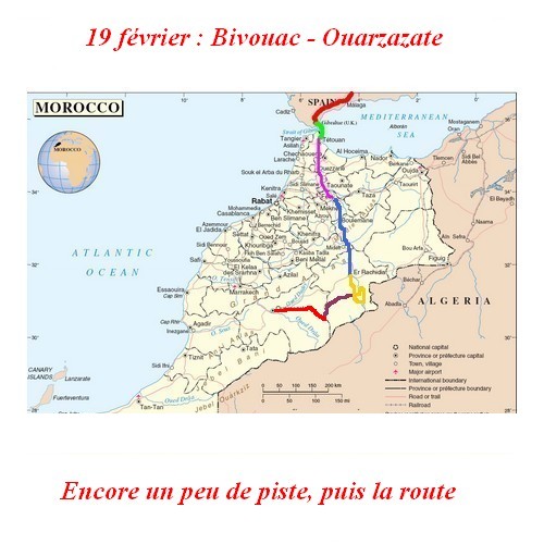 19 fvrier : Bivouac - Ouarzazate Cartep24