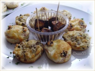 Hors-d'oeuvres : petites toasts et bouchées Pict0078