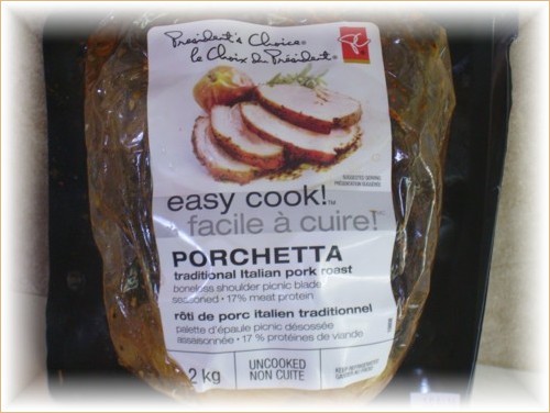 Rôti de porc à saveur italienne : Porchetta Pict9439