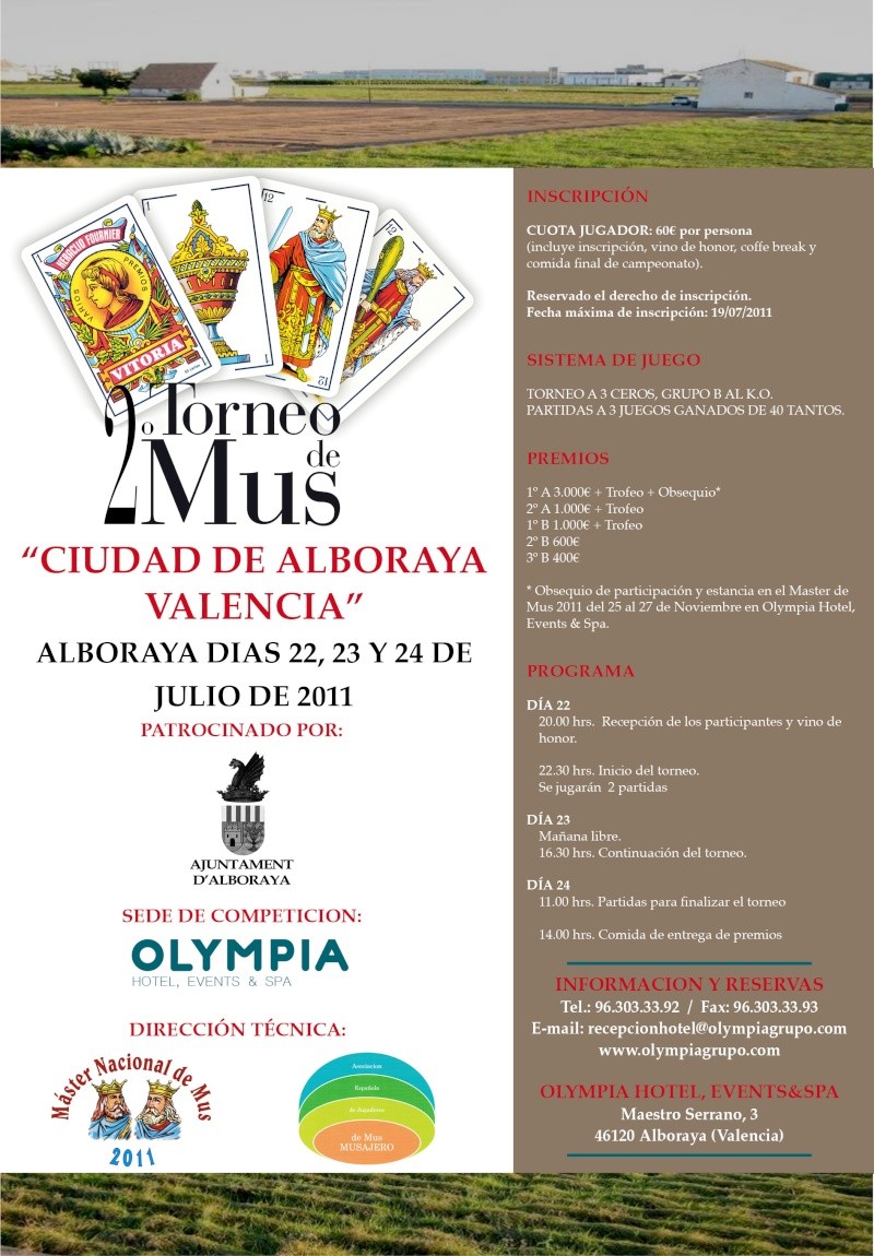 2011/07/22 - II Torneo CIUDAD DE ALBORAYA - VALENCIA Cartel10