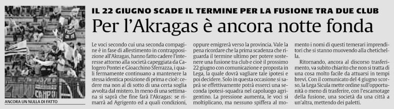 Akragas, crisi finita? Ak10