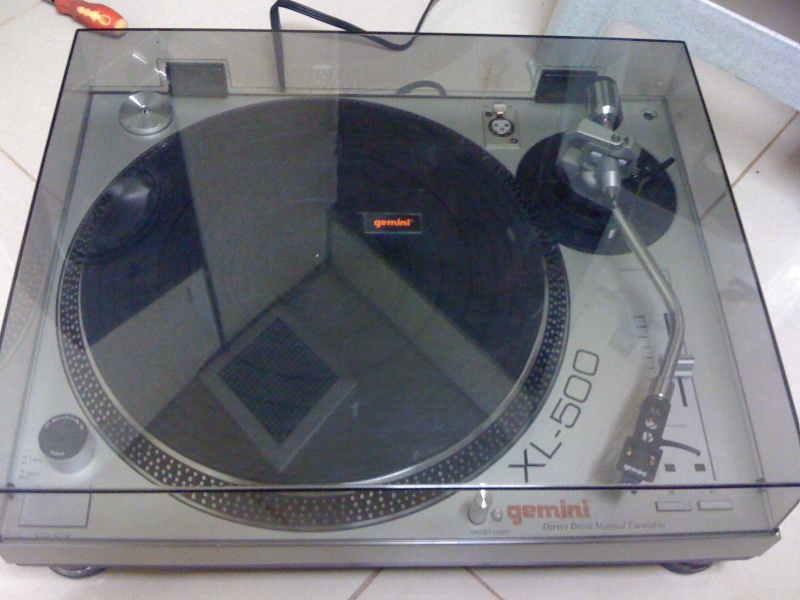 gemini xl-500 direct drive manual turntable(used)