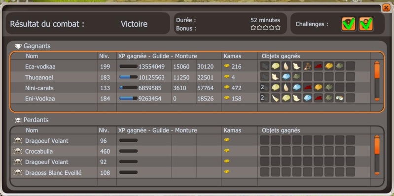 Sortie PvM (en boucle) Donjon Xp - Drop Dofus Vulbis +1Pm Xp_cro10