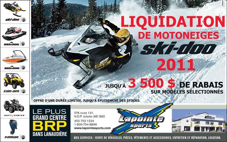 Lapointe Sports Liquidation de Ski Doo 2011 F2abc010