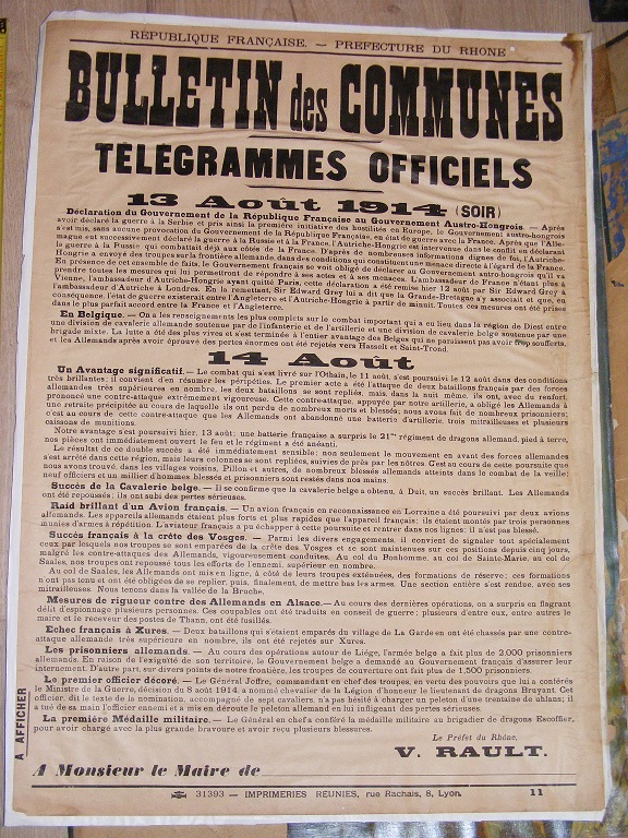 Les affiches de l'arrière (Mairies - préfectures etc ) ou de la zone des armées 5_748